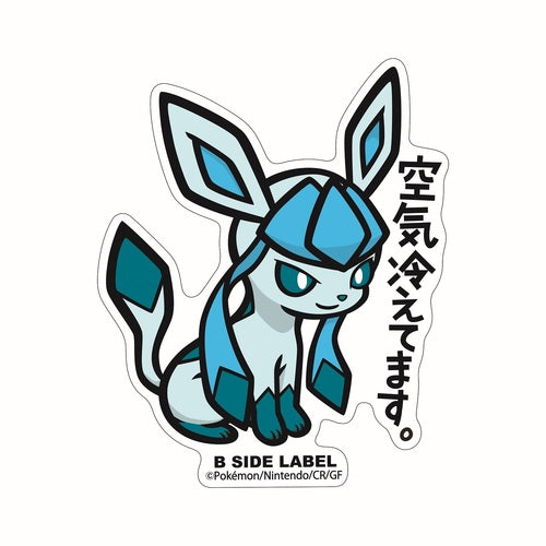 B-SIDE LABEL Pokemon Aufkleber/Sticker Glaziola - Pokemon Center Japan Original