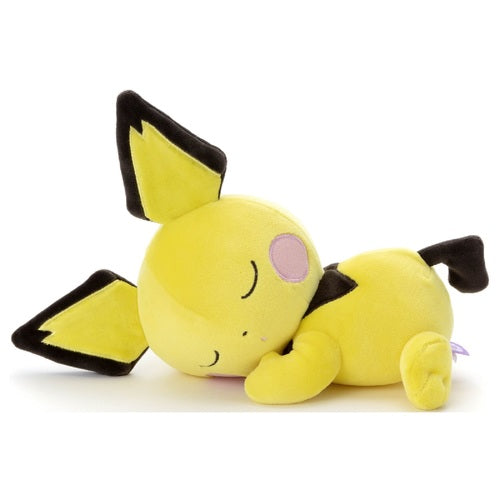 Schlafendes Pichu Plüschtier Plushie - Pokemon Center Japan Original - Takara Tomy