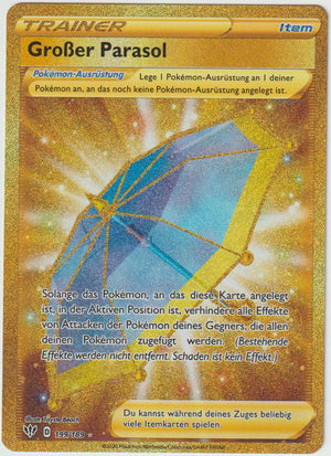 Großer Parasol 199/189- Schwert & Schild - Flammende Finsternis - Deutsch - Near Mint