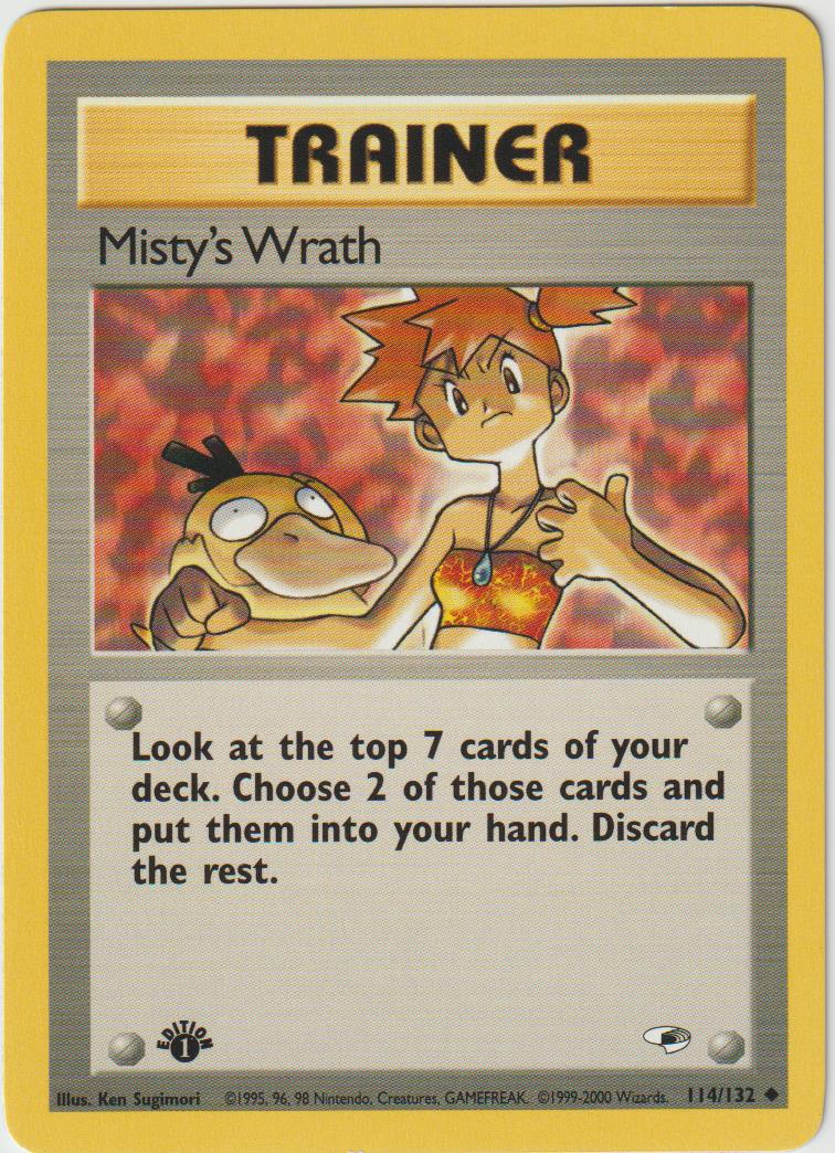 Misty Wrath 1 Edition 102/132 Gym Heroes - Englisch - Excellent