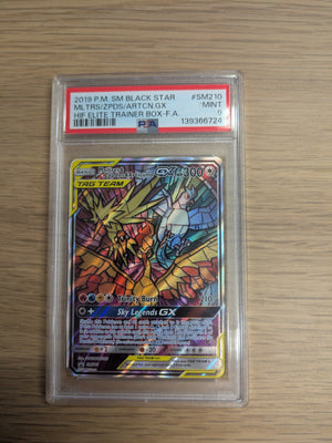 Moltres & Zapdos & Articuno GX (SM 210) PSA 9 - Englisch