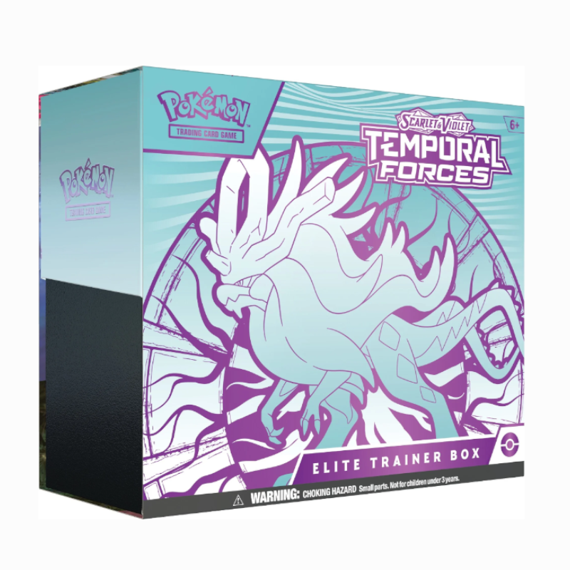 Pokémon Scarlet & Violet Temporal Forces  Elite Trainer Box  (Walking Wake)- Englisch