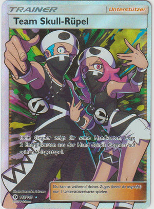 Team Skull Rüpel 149/149 - Sonne & Mond - Deutsch - Near Mint