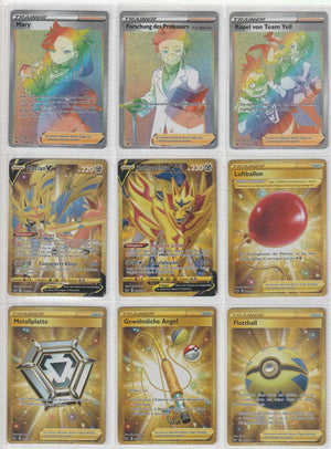 Schwert & Schild Master Set Pokemon Sammlung 216/202 Komplett Deutsch - Near MINT