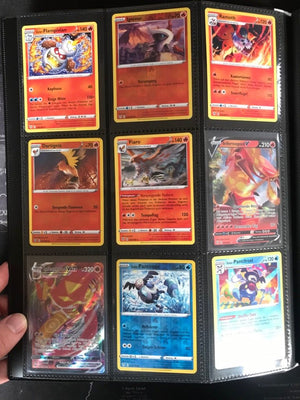 Flammende Finsternis Master Set Pokemon Sammlung 201/189 Komplett Deutsch