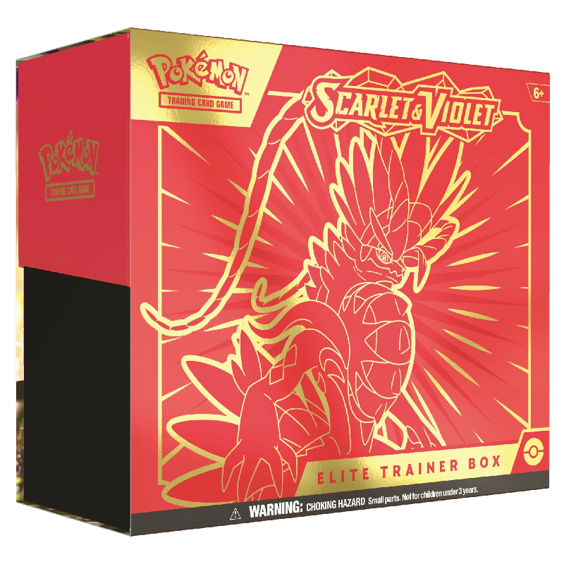Scarlet & Violet Elite Trainer Box - Karmesin & Purpur - Englisch