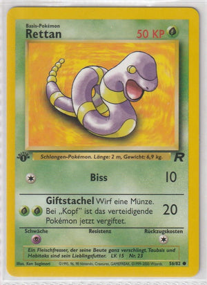 Rettan 1 Edition 56/82 Team Rocket- Deutsch - Excellent - Near Mint