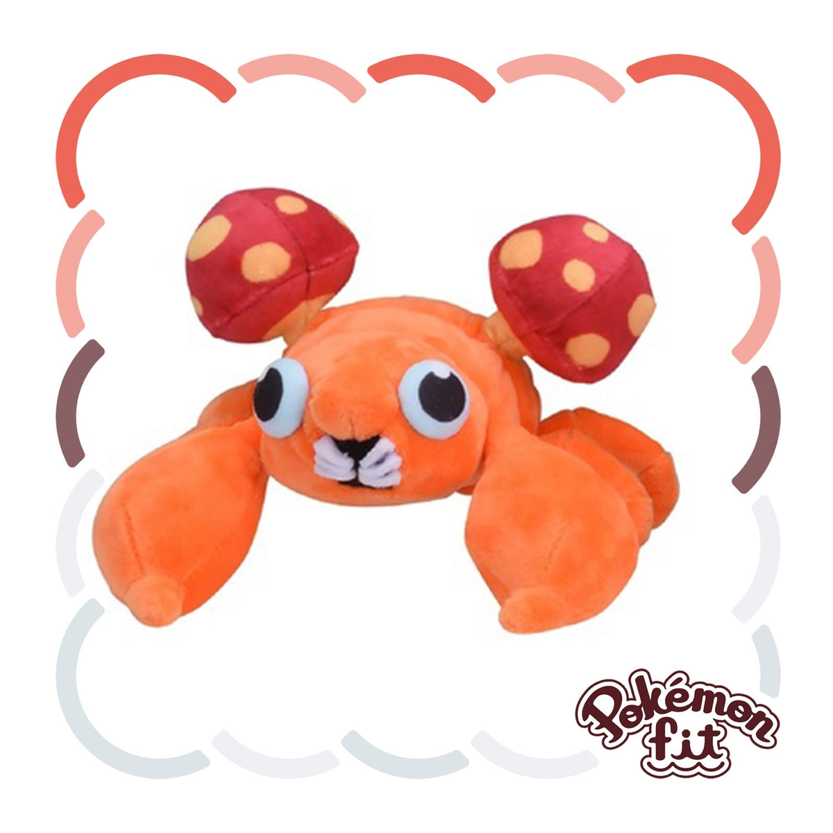 #046 Paras Plüschtier  Plushie - Pokemon Center Japan Original - Pokemon fit