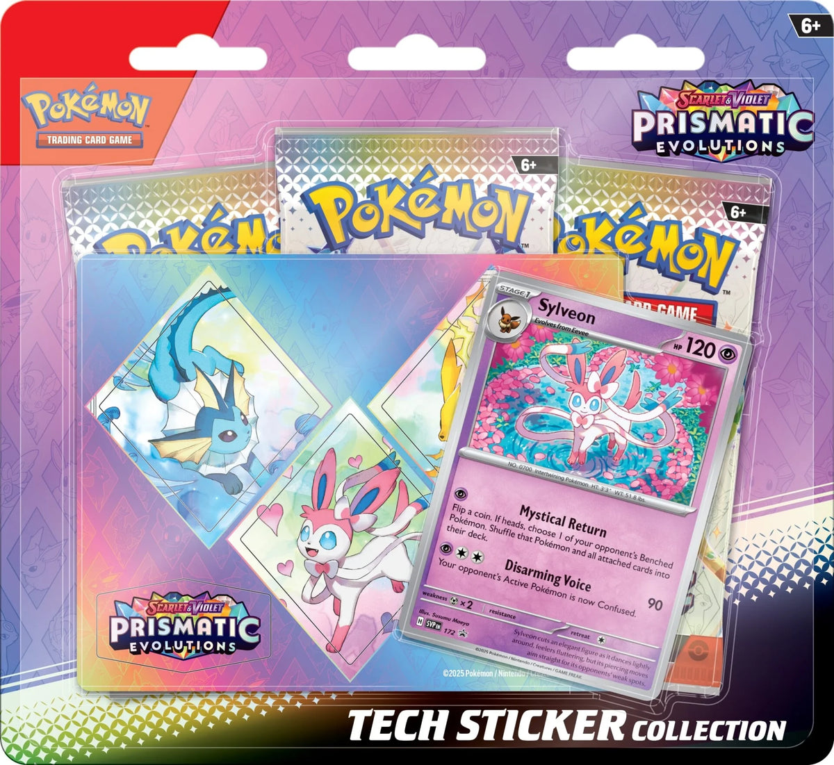 Scarlet & Violet - Prismatic Evolutions Tech Sticker Collection -Englisch