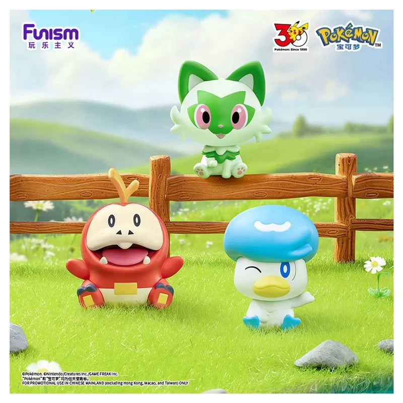Pokémon Funism 30th Anniversary Blind Box Figuren Starter Set Pokeball Koffer
