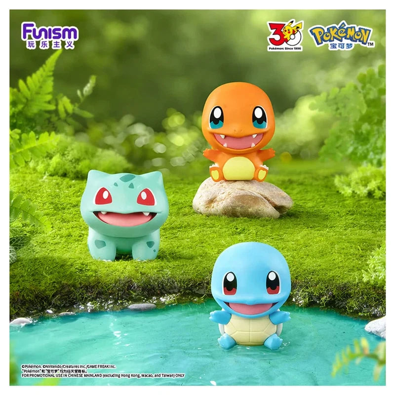 Pokémon Funism 30th Anniversary Blind Box Figuren Starter Set Pokeball Koffer