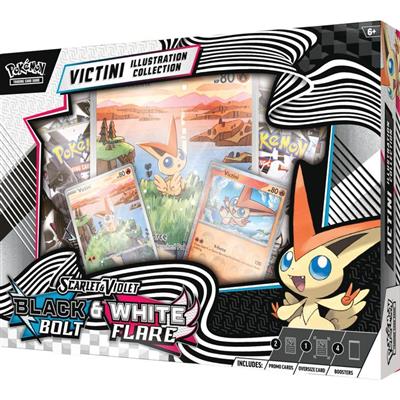 Black Bolt &amp; White Flare Victini Illustration Collection - Englisch