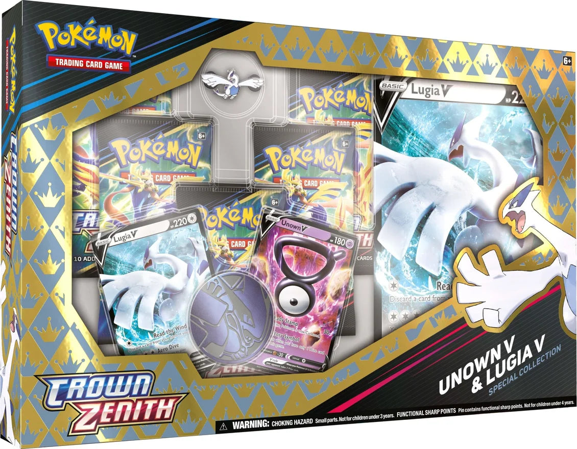 Lugia &amp; Icognito Zenit der Könige Spezial Pin Collection - Englisch - Vorbestellung 22.09.*