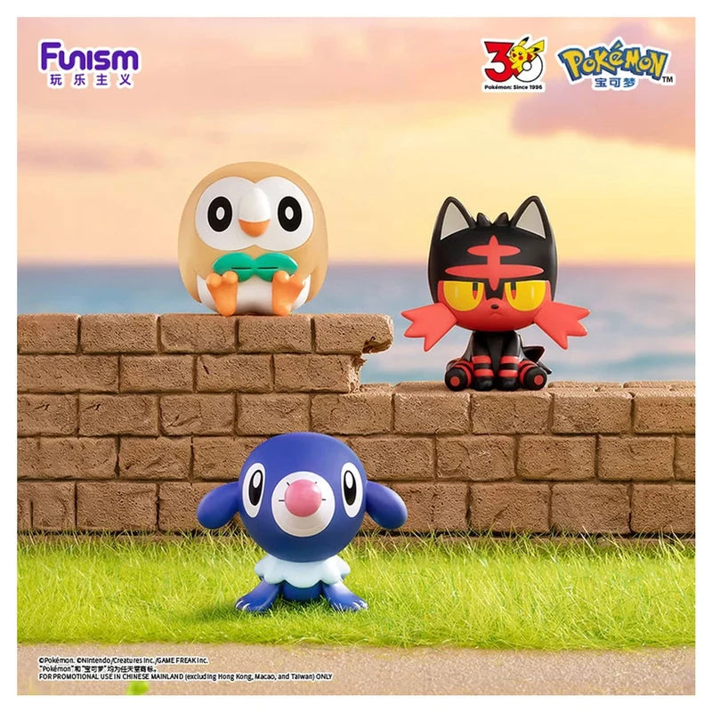 Pokémon Funism 30th Anniversary Blind Box Figuren Starter Set Pokeball Koffer