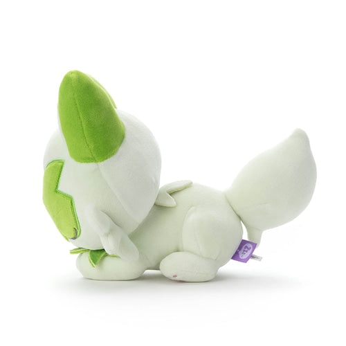 Schlafendes Felori Plüschtier Sprigatito Plushie - Pokemon Center Japan Original -Takara Tomy