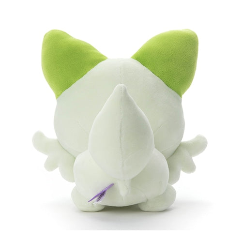 Schlafendes Felori Plüschtier Sprigatito Plushie - Pokemon Center Japan Original -Takara Tomy