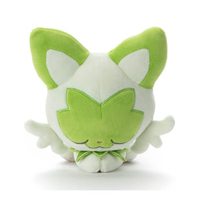 Schlafendes Felori Plüschtier Sprigatito Plushie - Pokemon Center Japan Original -Takara Tomy