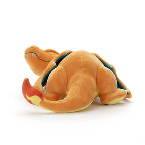 Schlafender Glurak Plüschtier Charizard Plushie - Pokemon Center Japan Original -Takara Tomy