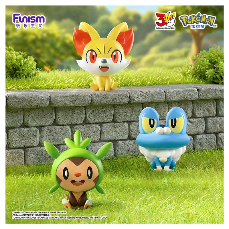 Pokémon Funism 30th Anniversary Blind Box Figuren Starter Set Pokeball Koffer