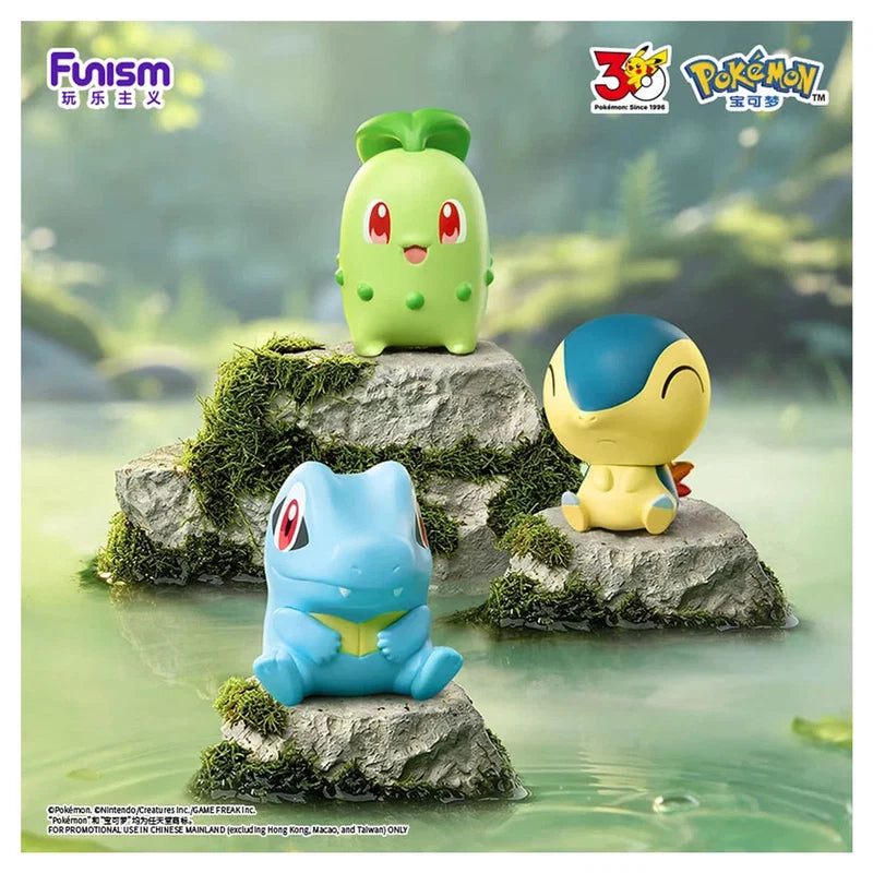 Pokémon Funism 30th Anniversary Blind Box Figuren Starter Set Pokeball Koffer