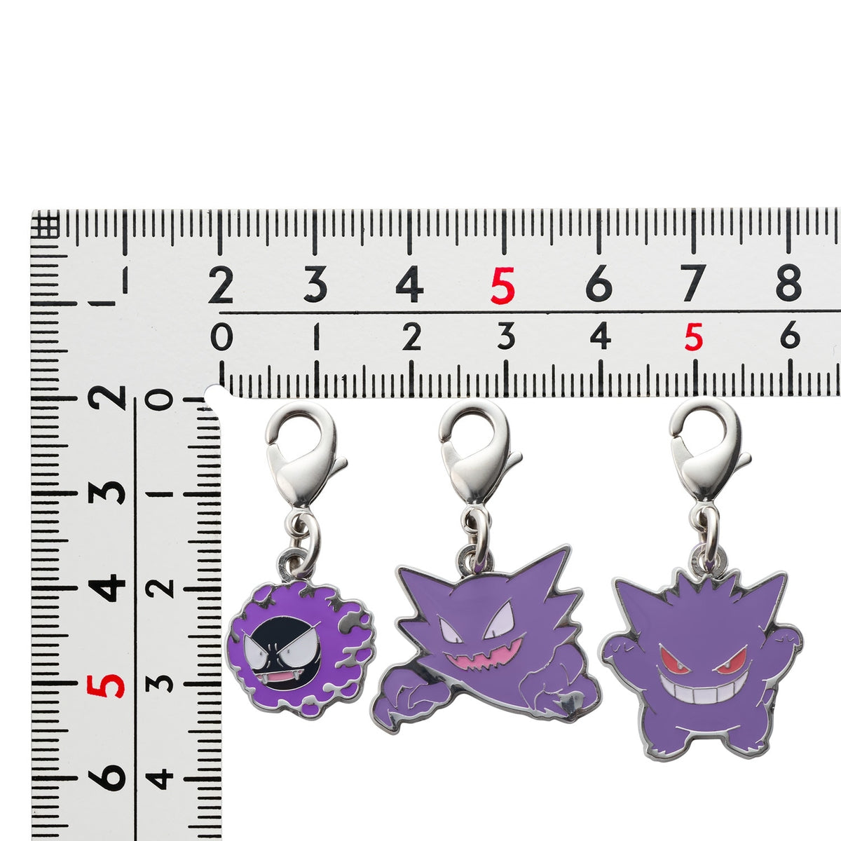 Schlüsselanhänger Nebulak / Alpollo/ Gengar - Pokemon Center Japan Original