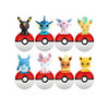 Pokémon Pokéball Palm Size Wonders Series 2 - Nachtara, Psiana, Feelinara, Flamara, Aquana, Blitza