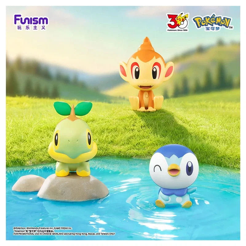 Pokémon Funism 30th Anniversary Blind Box Figuren Starter Set Pokeball Koffer