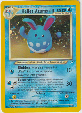 Helles Azumarill Holo 13/105 Neo Destiny - Deutsch - Good