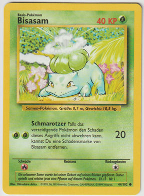 Bisasam 44/102 Base Set - Deutsch - Good