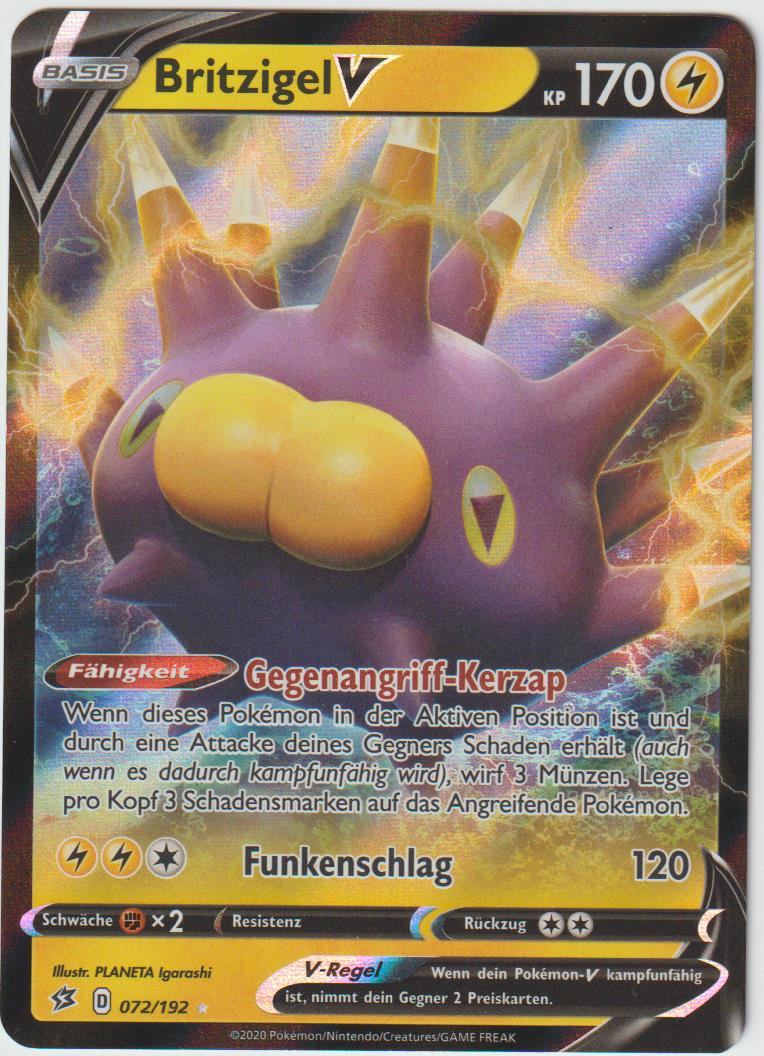 Britzigel V 072/192 - Schwert &amp; Schild - Clash der Rebellen - Deutsch - Near Mint