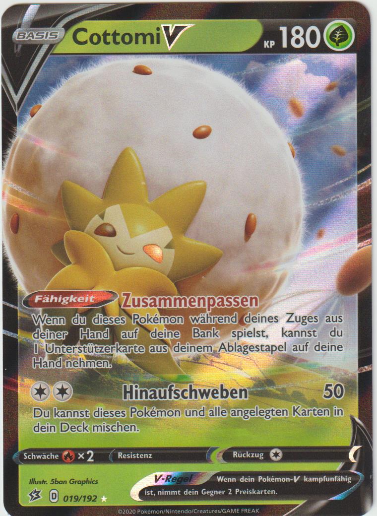 Cottomi V 019/192 - Schwert &amp; Schild - Clash der Rebellen - Deutsch - Near Mint