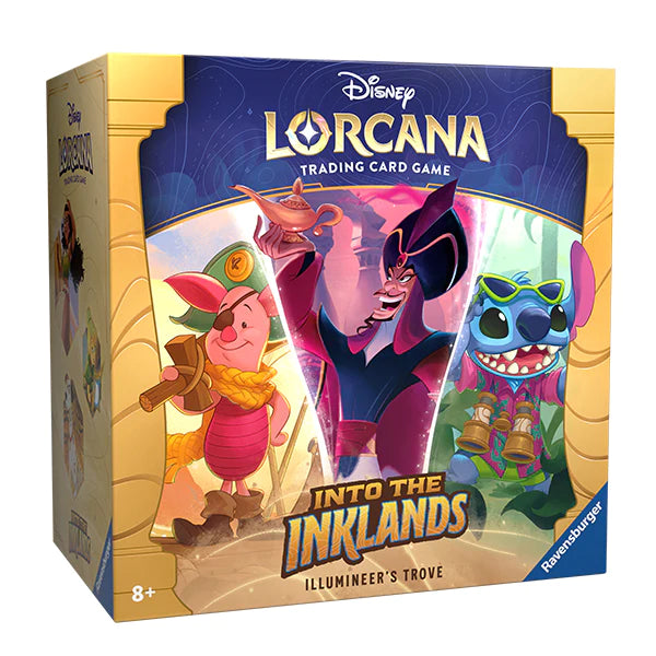 Disney Lorcana Trading Card Game: Die Tintenlande - Illumineer&#39;s Trove Pack - Englisch - Vorbestellung - 08.03.2024