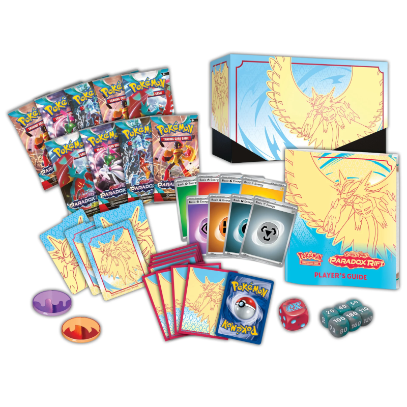 Pokémon Scarlet &amp; Violet Paradox Rift SV04 (Donnersichel) Elite Trainer Box - Englisch