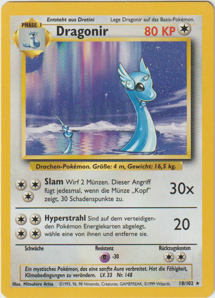 Dragonir 18/102 Base Set - Deutsch - Good