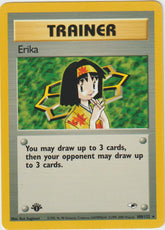 Erika 1 Edition 100/132 Gym Heroes - Englisch - Good