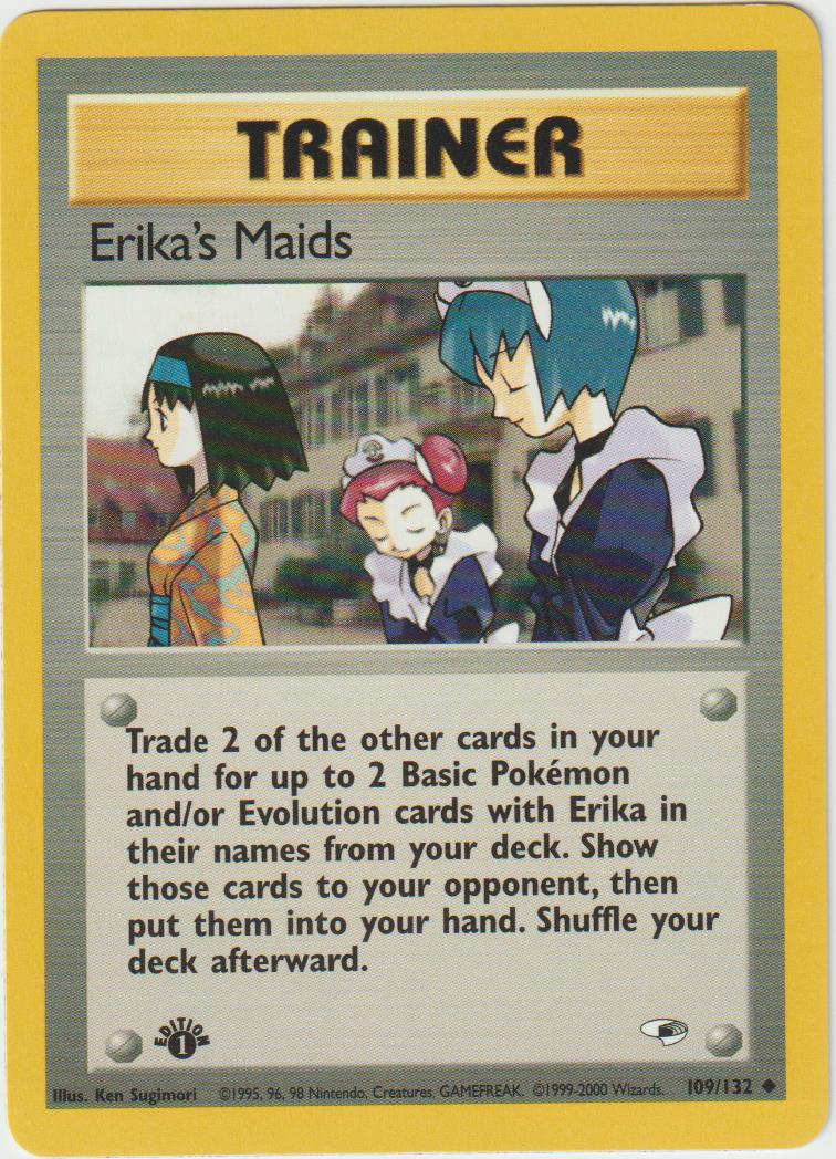 Erikas Maids 1 Edition 109/132 Gym Heroes - Englisch - Excellent