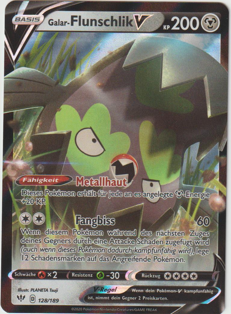 Flunschlik V 128/189 - Schwert &amp; Schild - Flammende Finsternis - Deutsch - Near Mint