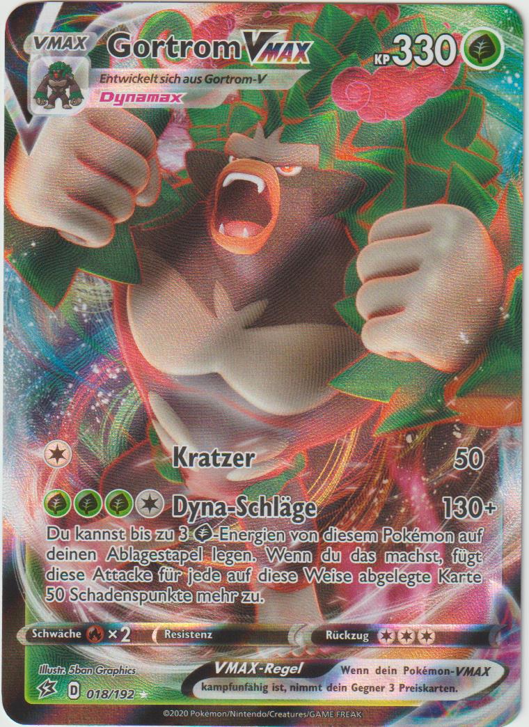 Gortrom VMAX 018/192 - Schwert &amp; Schild - Clash der Rebellen - Deutsch - Near Mint