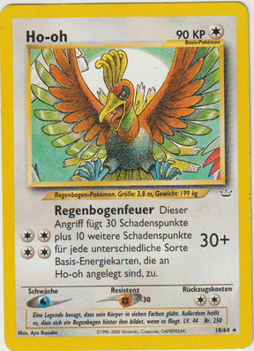 Ho-Oh 18/64 Neo Revelation - Deutsch  - Played