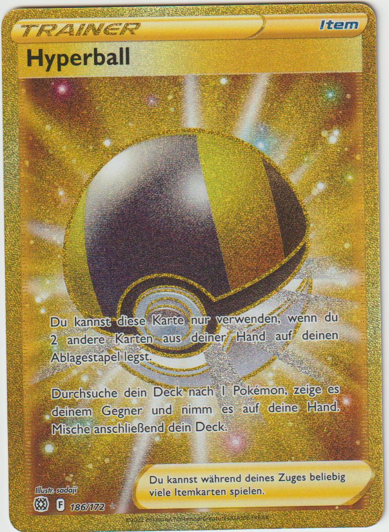 Hyperball 186/172- Schwert &amp; Schild - Strahlende Sterne - Deutsch - Near Mint