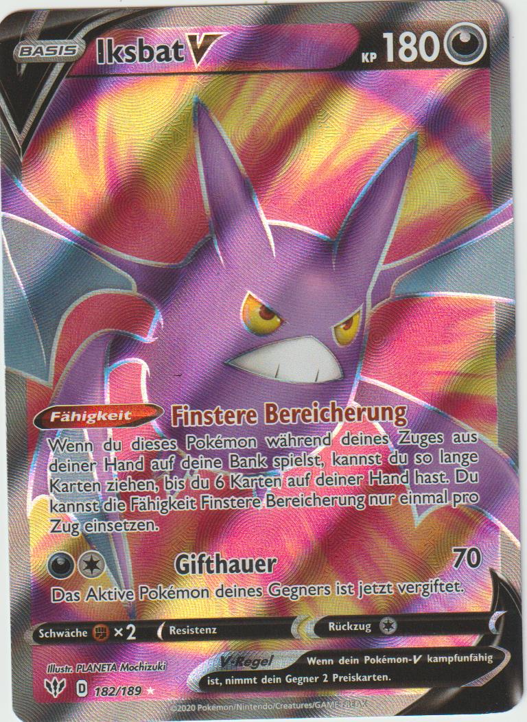 Iksbat V 182/189- Schwert &amp; Schild - Flammende Finsternis - Deutsch - Near Mint