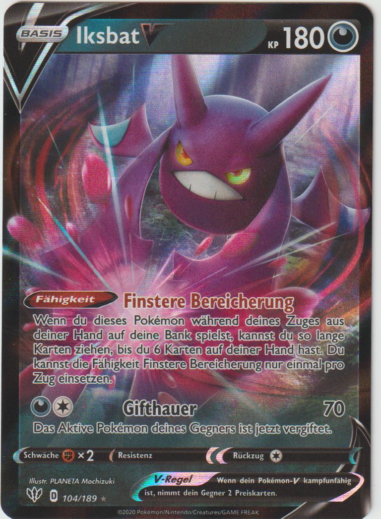 Iksbat V 104/189- Schwert &amp; Schild - Flammende Finsternis - Deutsch - Near Mint