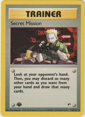 Lt. Surge Secret Mission 1 Edition 118/132 Gym Heroes - Englisch - Excellent