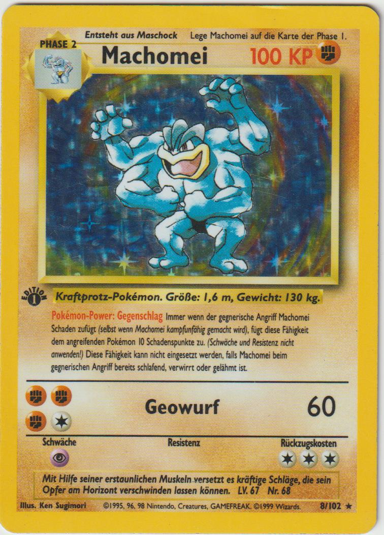 Machomei 1 Edition 18/102 Base Set - Deutsch - Played