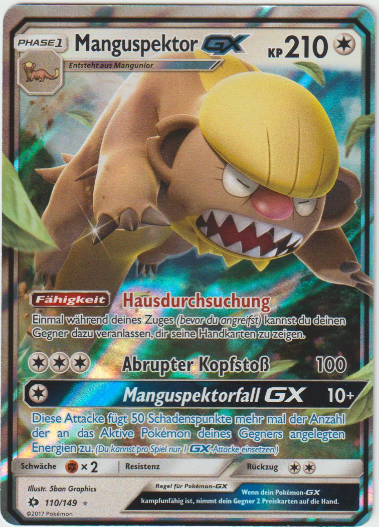 Manguspektor GX 110/149 - Sonne &amp; Mond - Deutsch - Near Mint