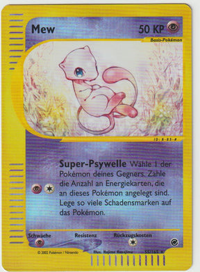 Mew Revese Holo 55/165 Expedition - Deutsch - Good - Light Played