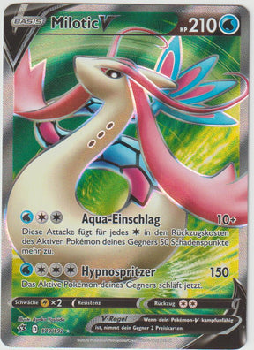 Milotic V 179/192 Full Art - Schwert & Schild - Clash der Rebellen - Deutsch - Near Mint