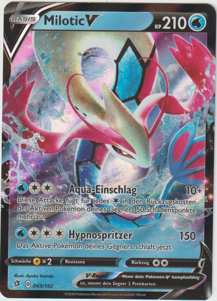 Milotic V 043/192 - Schwert &amp; Schild - Clash der Rebellen - Deutsch - Near Mint