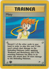 Misty 1 Edition 102/132 Gym Heroes - Englisch - Good