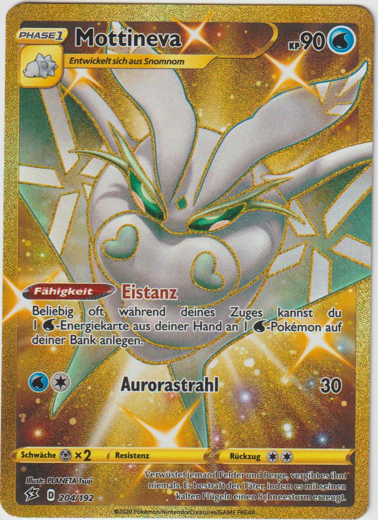 Mottineva Gold 204/192 - Schwert &amp; Schild - Clash der Rebellen - Deutsch - Near Mint